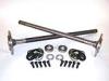 One piece axles for '76-'79 Model 20 CJ7 Quadratrack with bearings and 29 splines, kit.