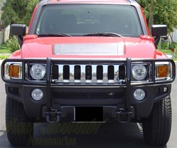 Hummer H3/H3T Black Grill Guard